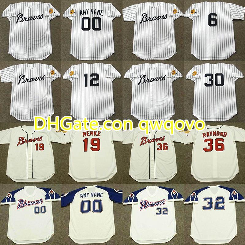 

CLETE BOYER BOB UECKER JOE TORRE SONNY JACKSON RICO CARTY MIKE LUM ORLANDO CEPEDA EARL WILLIAMS HANK AARON HANK AARON Baseball Jersey, Blue;black