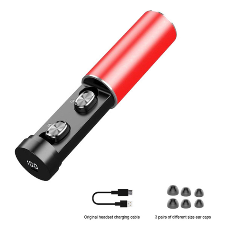 

New B9 TWS Bluetooth Earphones Wireless Earphone 8D HIFI Sport With MIC Earbuds Gaming Music Headset For Xiaomi Huawei Iphone, Black