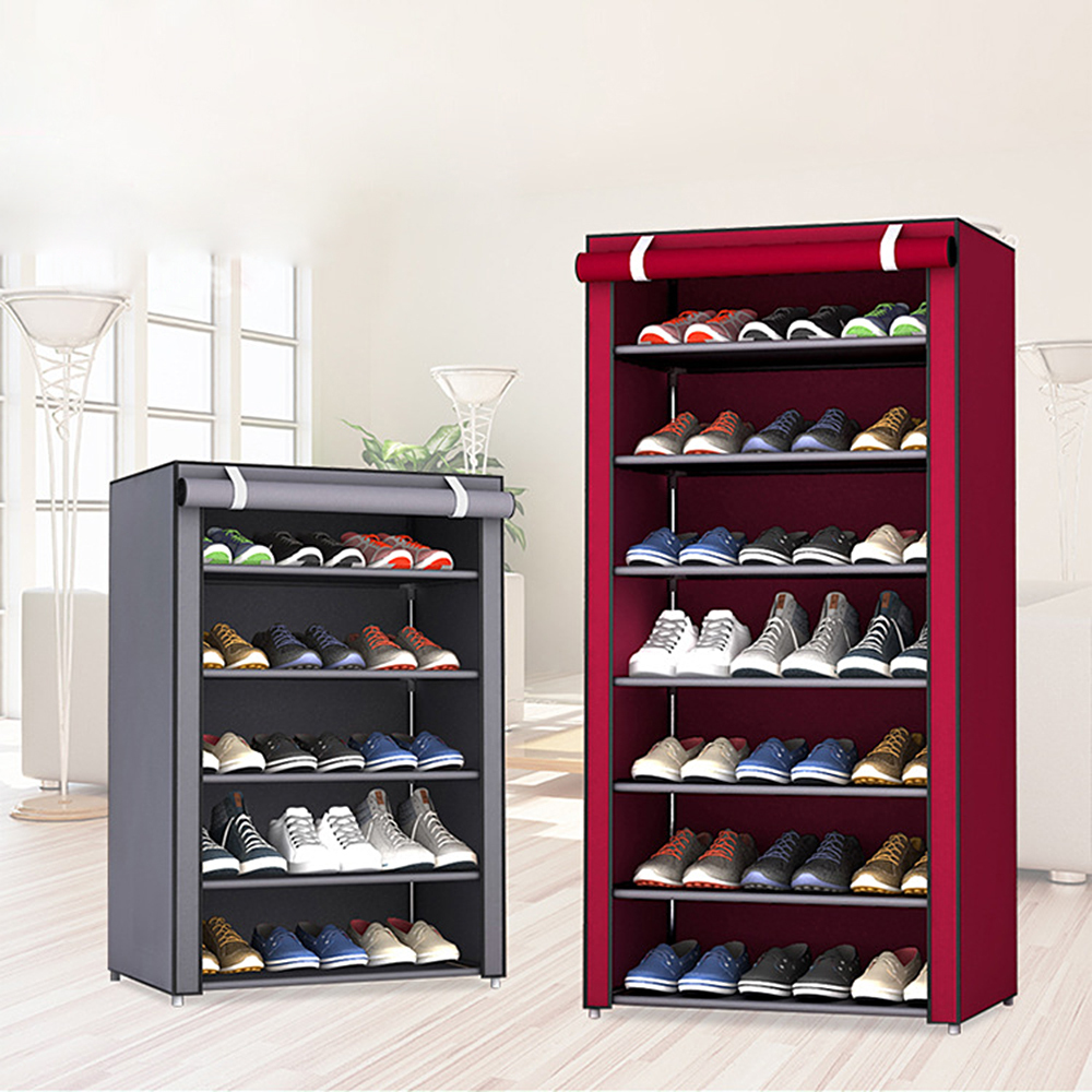 

4/5/6/8/10 Layers Dustproof Shoes Rack Non-Woven Fabric Shoe Stands Organizer Closet Home Shoes Storage Holders Shelf Cabinet 201109