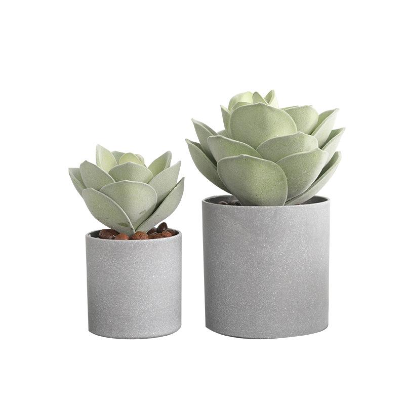 

1Pc Artificial plants succulents for home decor Fake cactus decoration plantas artificiales home decor Green succulent, Style2