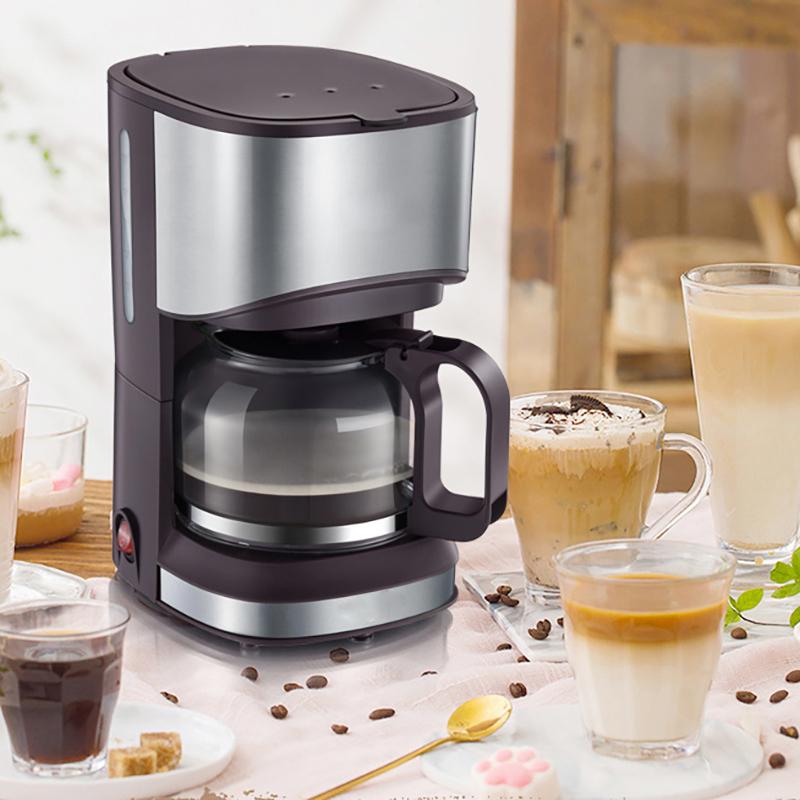 

American Coffee Machine Automatic Coffee Pot Drip Type Household Mini Teapot Office Dual Purpose