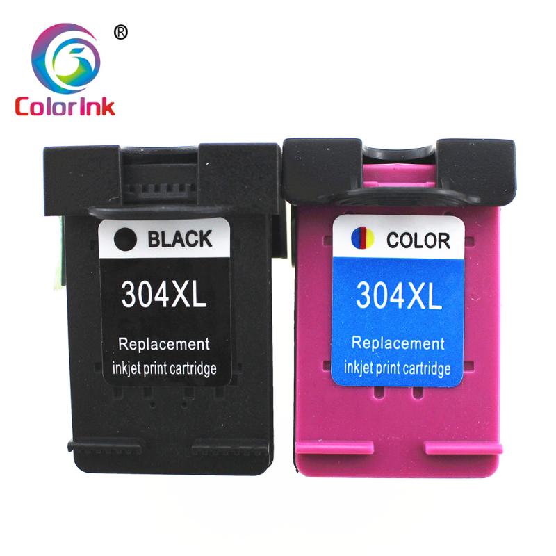 

ColorInk for 304 304xl Ink Cartridge for 304 Deskjet 3720 3721 3723 3724 3730 3732 3752 3755 3758 printer free ship