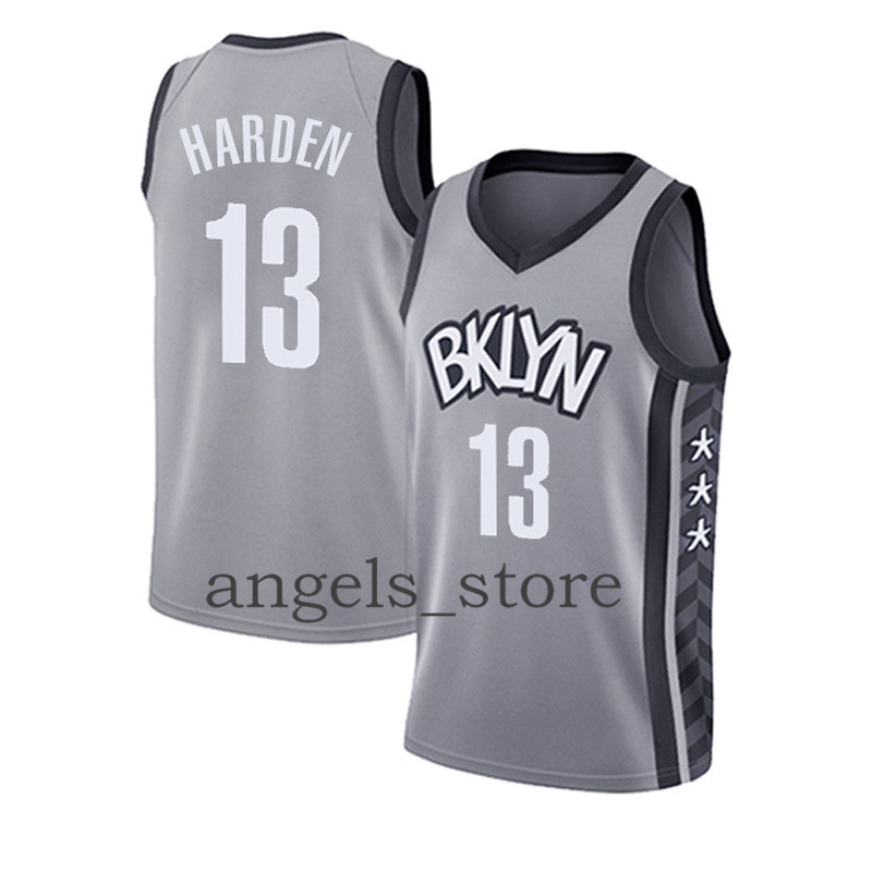 

Brooklyns basketball Jersey Net 2021 New mens James 13 Harden Kevin Mens 7 Durant Kyrie 72 Biggie Irving, Jersey-lanwang
