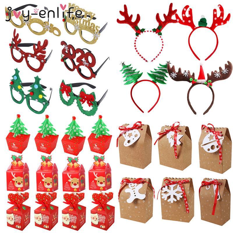 

Christmas Decoration For Home Ornaments Christmas Gifts Bag 2020 Natale Noel Cristmas Glasses Xmas Decor Navidad New Year 20211