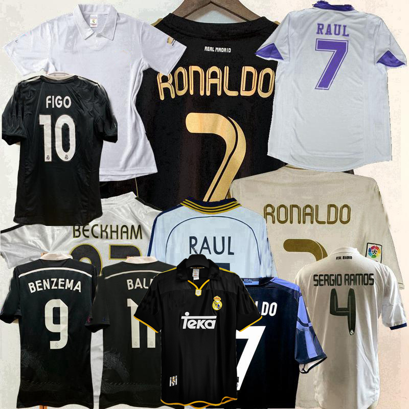 

1997 1998 1999 2000 01 02 03 04 05 06 07 08 2010 2011 12 14 15 16 17 Retro Real Madrid soccer jersey ZIDANE MIJATOVIC FIGO football shirt, 04/05 away