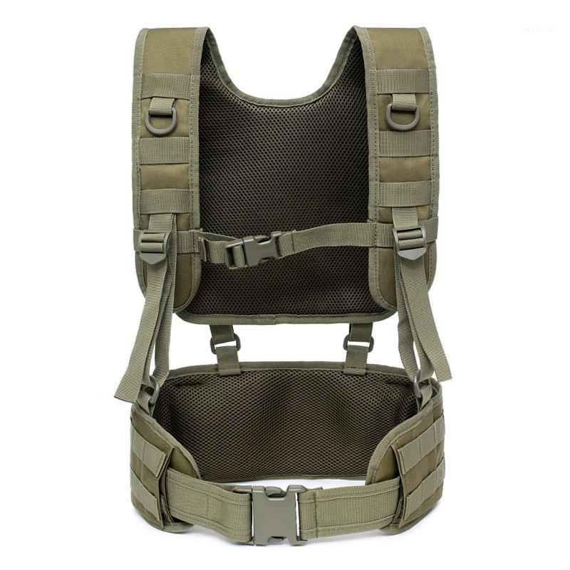 

Outdoor Training Tactical Padded Battle Belt Detachable Suspender Straps Combat Duty Belt With Comfortable Pads Wholesale1, Black