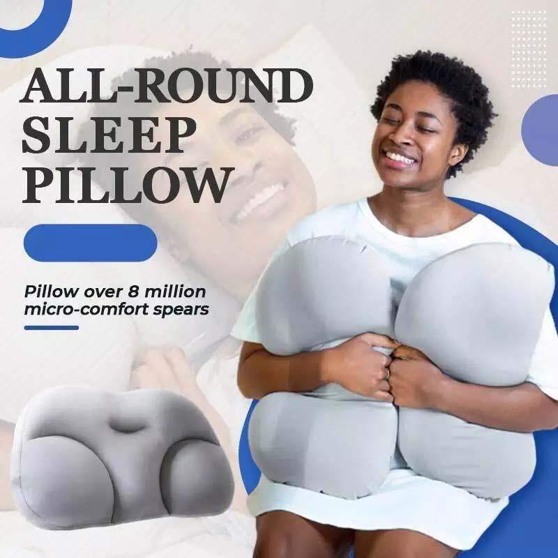 

Home 3D Neck Micro Airball Pillow Deep Sleep Addiction Head Rest Air Cushion Pressure Relief Pillows Washable PillowCase Covers