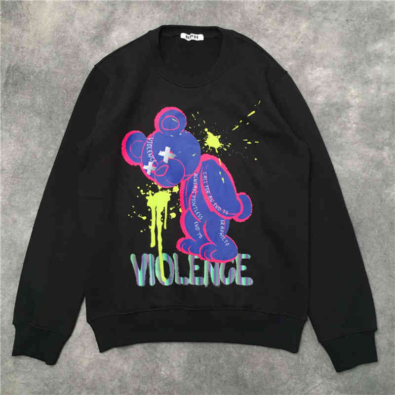 

Fashion Designer Luxury Men No Violence Angels Bear Hoodies Hoody Hooded Sweatshirts Flowers Cato Drake Fat Fleece Street Hip Hop Palm, Extra shipping fees not product