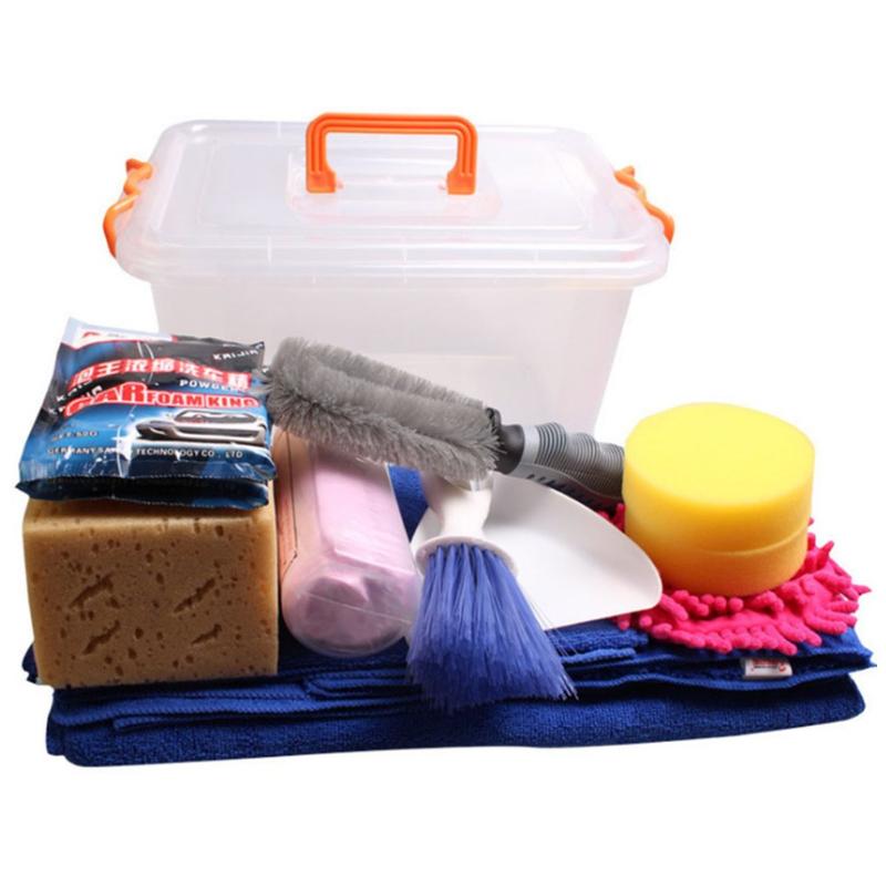

Car Wash Tools Home Car Wash Kit Cleaning Supplies Mop Liquid Foam Cleaning Towel Bucket