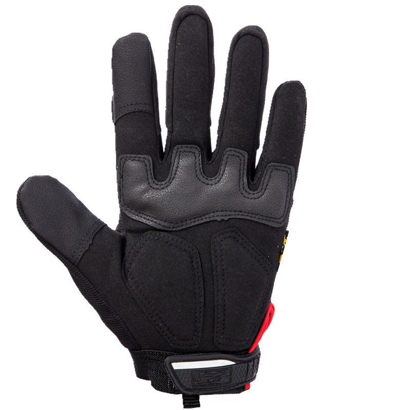 

2021 Anti-cutting Tactical Full Finger Gloves Touch Screen Half Finger Men's Winter Outdoor Cycling Sports Fitness Motorcycle Equipment5645, Black
