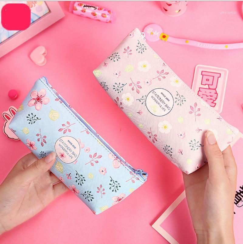 

1 Pcs Pencil Case Office School Pencil Box Pencilcase Fabric Bag School Supplies Stationery Bag Supplies 17.5*7cm 20MAR161