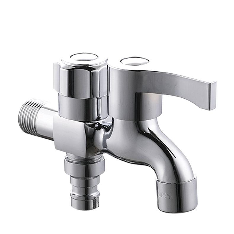 

Brass faucet dual purpose washing machine faucet multi function washing machine one in two out dual purpose