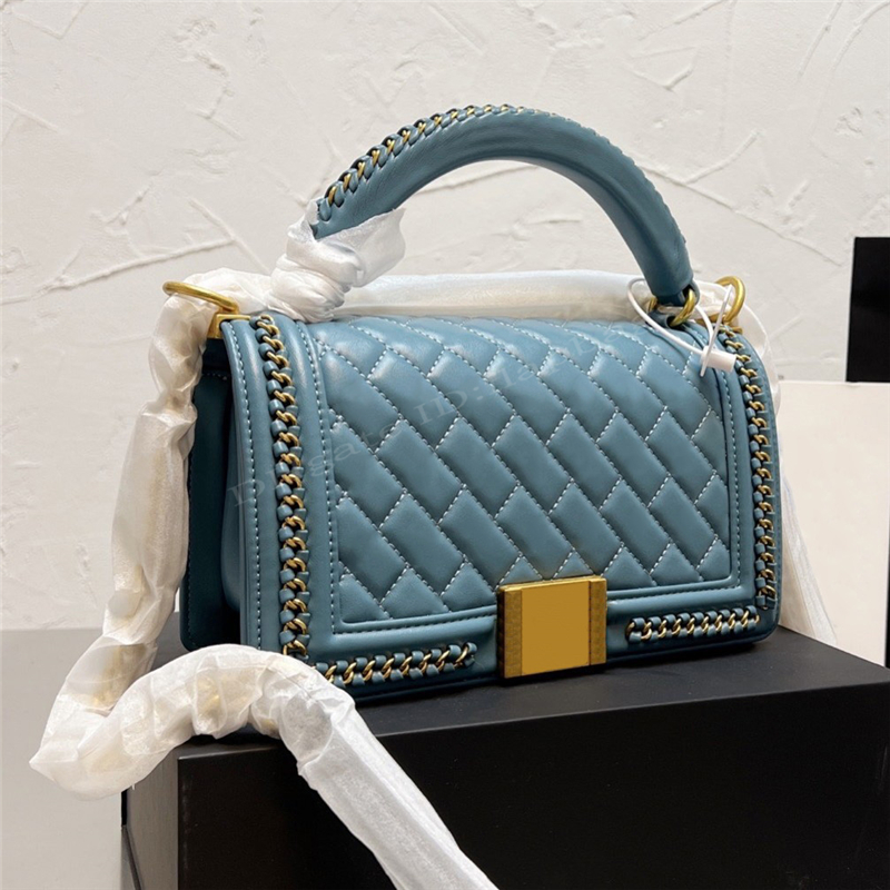 

Designer crossbody chain bags lady flap clutch bag handbag shoulder letters square stripes tartan plain stitching handle metallic women luxury handbags backpack, Style z