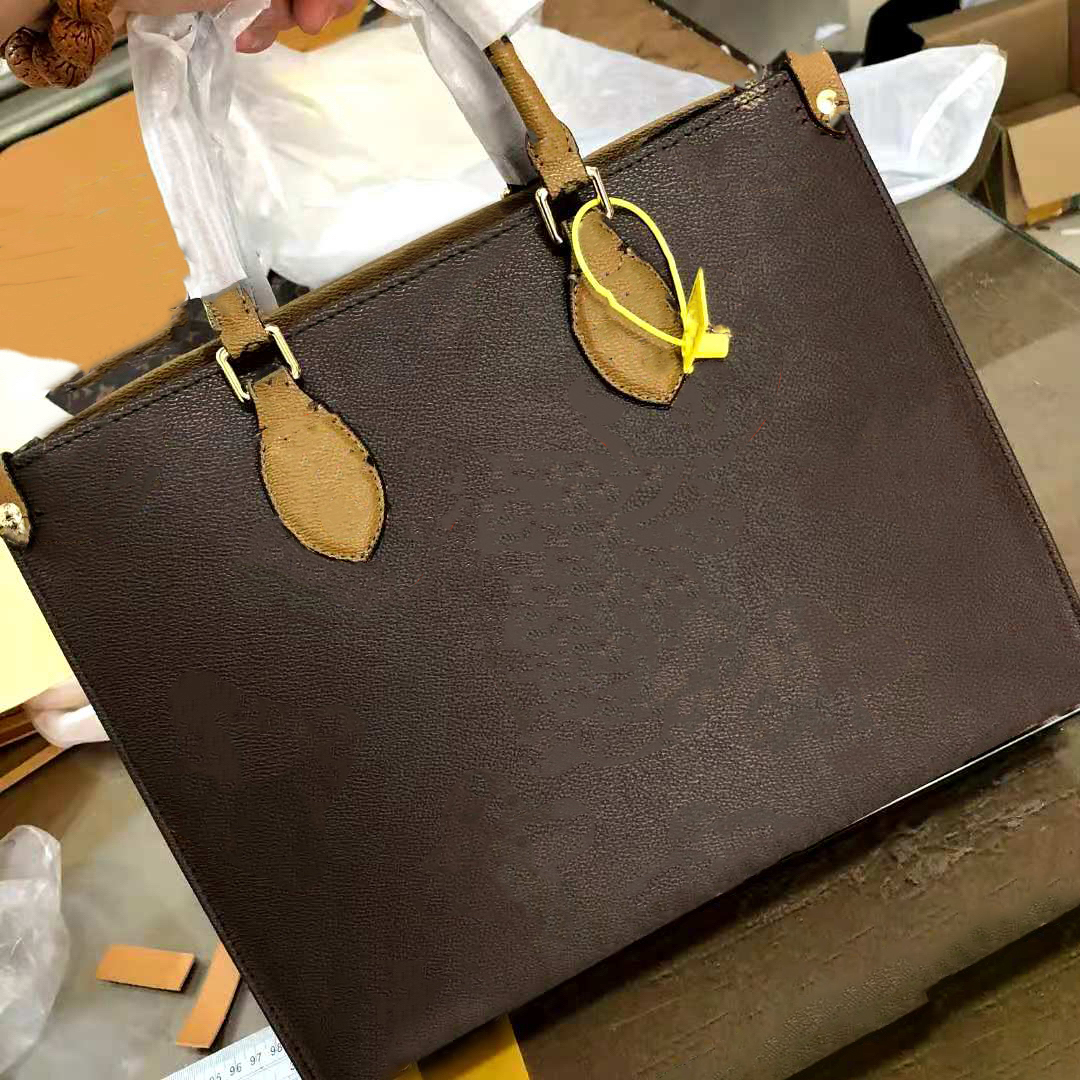 

High Quality MIRROR IMAGE Handbags Women tote bags luxurys designers bags fashion bag ONTHEGO gm mm bag multi pochette large shopping bags, Extra fee;no ship alone