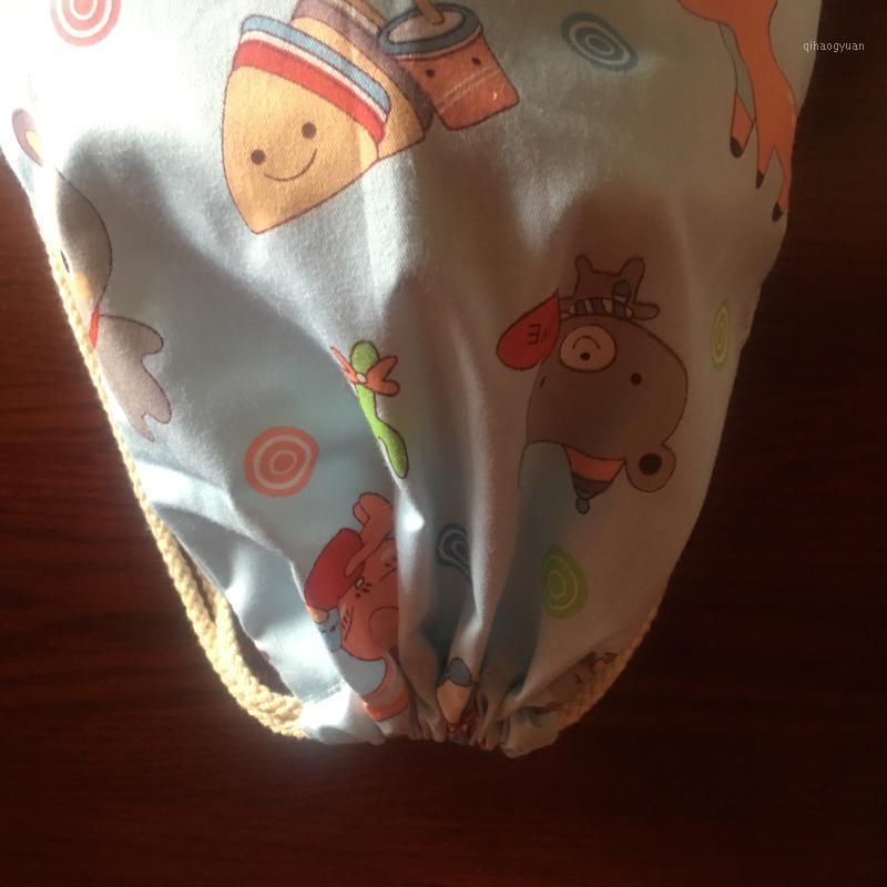 

1pc Cotton Twill Drawstring Party Gift Bag Print Deer Wooden Horse Cactus YL420e1