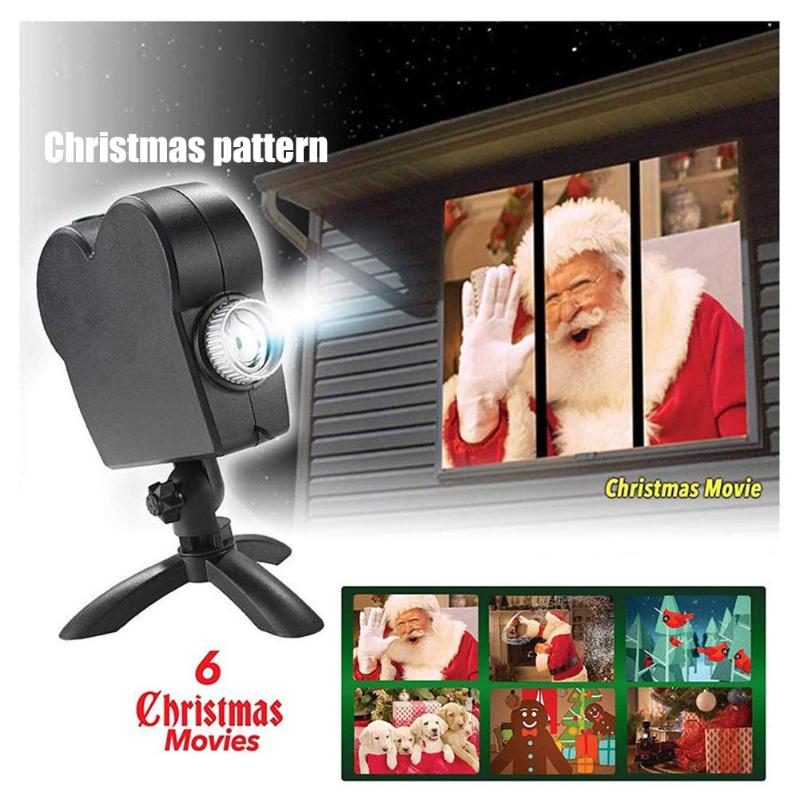 

Window Display Laser DJ Stage Lamp Halloween Christmas Spotlights Projector 12 Movies Projector Lamp Party Lights