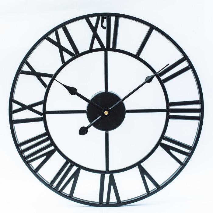 

Free shipping Decoration Round clock hotel furniture Nordic fashion creative bedroom mute silent wall clock