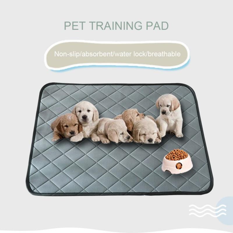

Pets Bed Mat Waterproof Reusable Dog Bed Mats Dog Mat Urine Pad Puppy Pee Fast Absorbing Pad Rug For Pet Training Cover, Blue