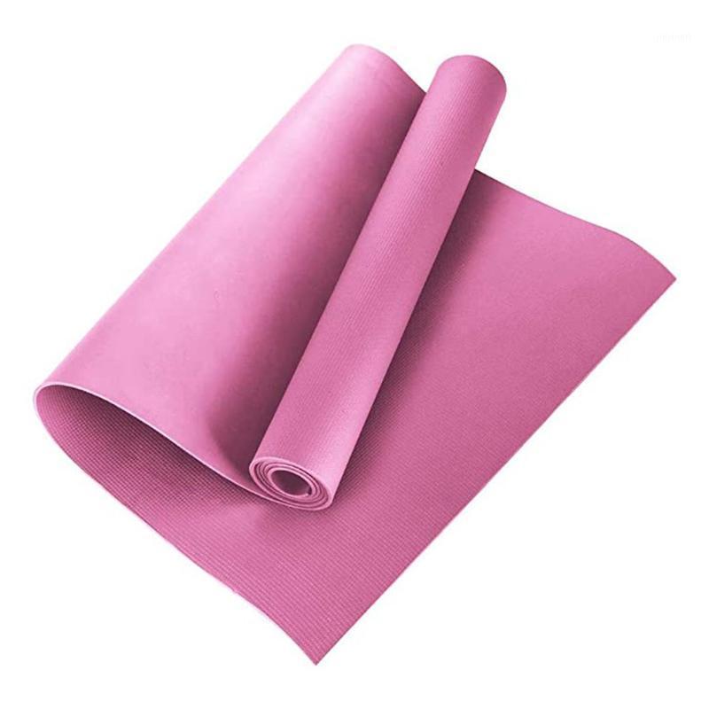 

Yoga Mat Anti-skid Sports Fitness Mat 4MM Thick EVA Comfort Foam yoga mafor Exercise, Yoga, and Pilates Gymnastics1, Pink