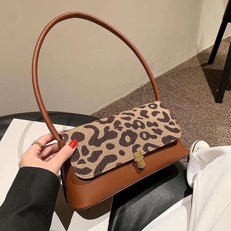 

Evening Bags Handbag Women's Leather Shoulder Fashion Underarm Top Handle High Quality Ladies Houndstooth Female For Women Flap