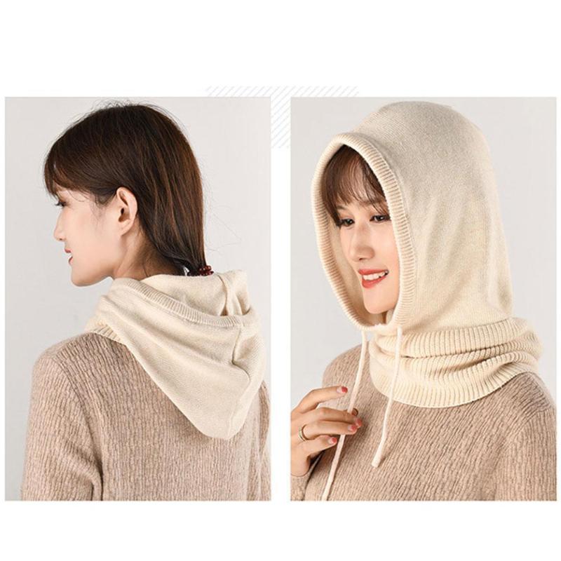 

Fashion Cashmere Winter Knitted Hat Beanie Women Scarf Unisex Men Bonnet Cap Color Skullies Solid Hats Hat For Women Beanie Z9H9