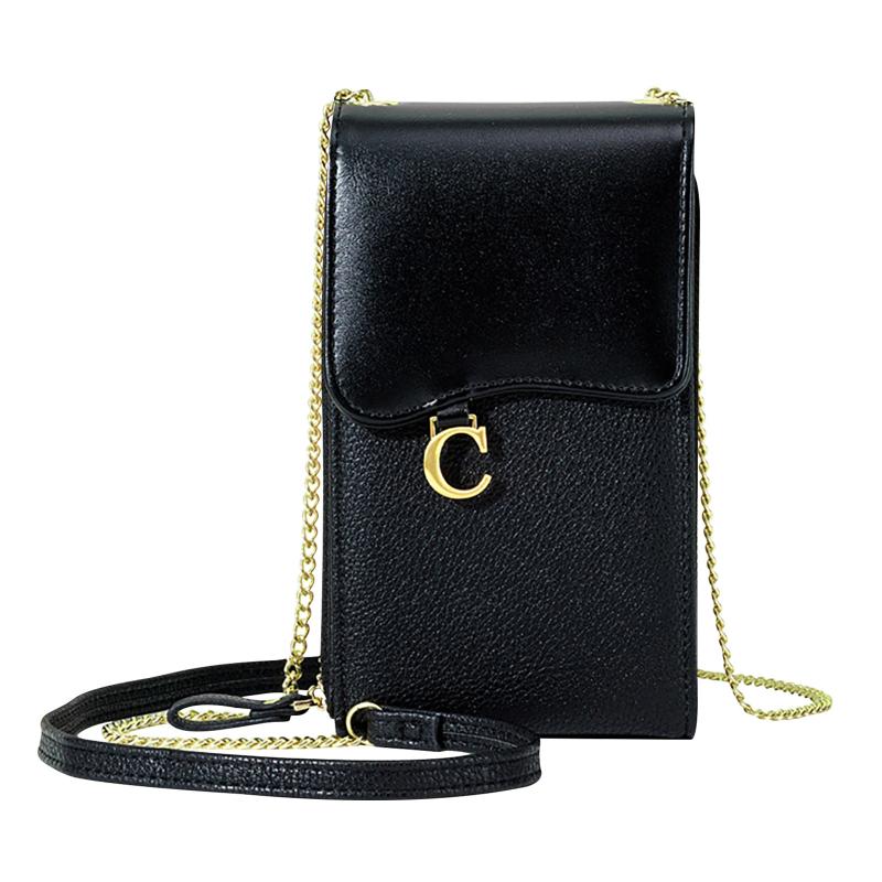 

High Quality Women's Soft Leather Shoulder Bags Classic Crossbody Bag Luxury Designer Handbag Large Capacity Mobile Phone, Blue