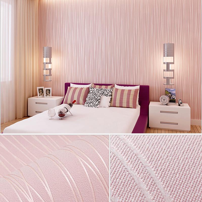 

53*100cm European Style Non-woven Wallpaper Classic Wall Paper Roll Grey Wallcovering Luxury Wallpaper Floral Papel De Parede, Pink