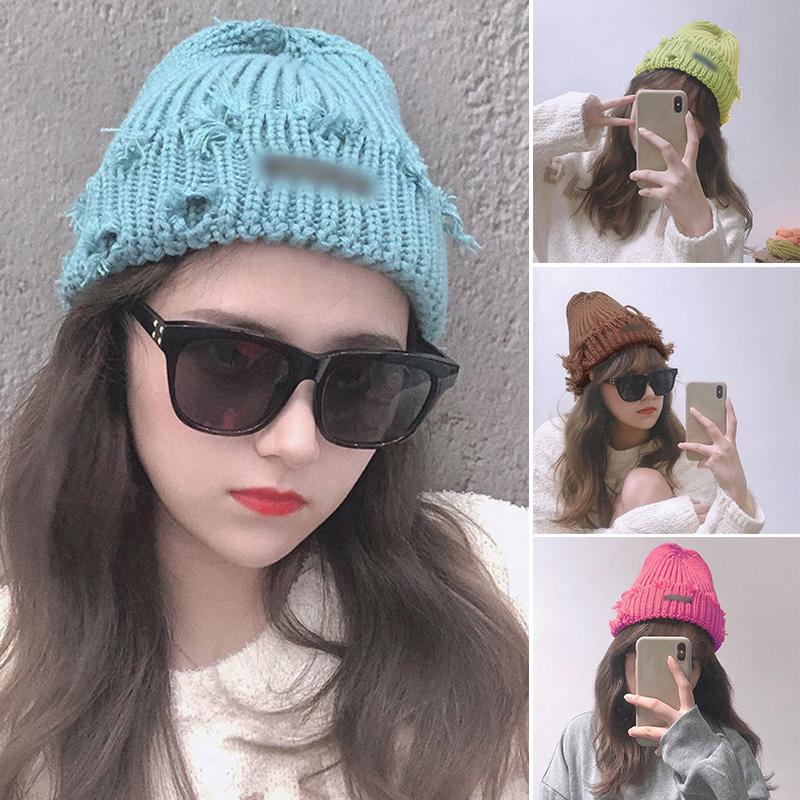 

2020 New Winter Hat For Women Knitted Beanies Thick Warm Ladies Wool Angora Hat Female Beanie Hats, 13