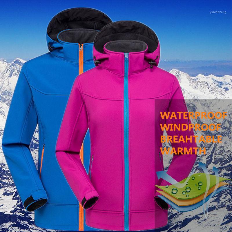 

Womens And Mens Polar Fleece Jacket Softshell Waterproof Outdoor Sport Warm Coat Male /Travel/Camp/Climb GCC1171 Jackets&Hoodies, Men blue