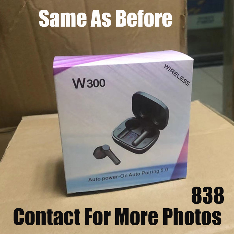 

Wireless Earphone earphones Chip Transparency Metal Rename GPS Wireless Charging Bluetooth Headphones Generation In-Ear Detection For Cell Phone SmartPhone 838D, White