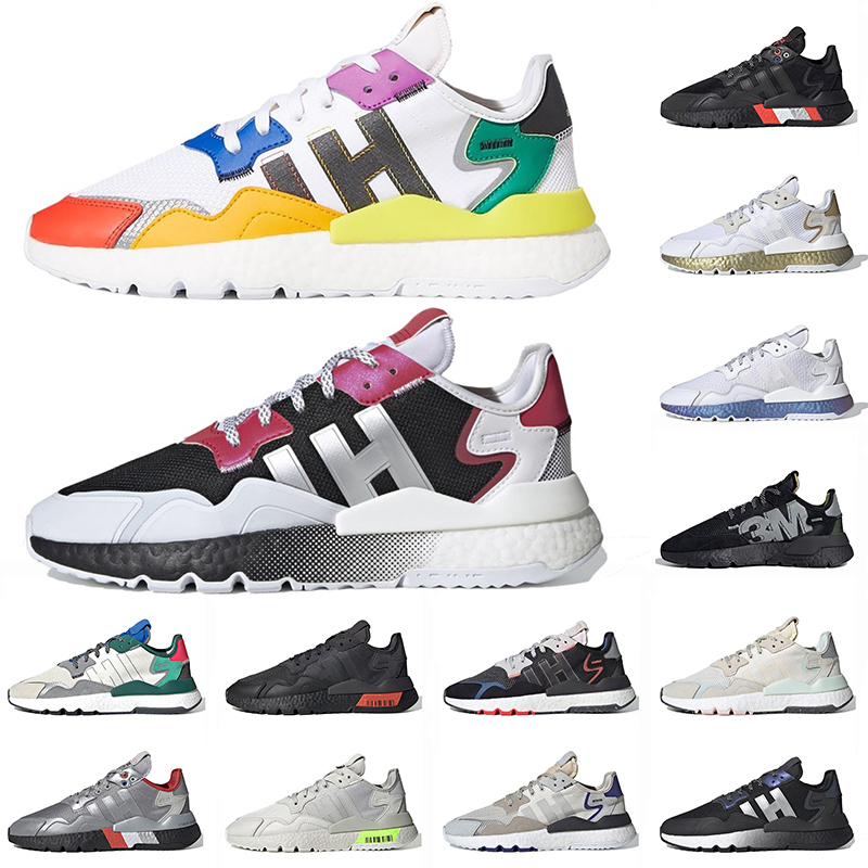 

2021 New Arrival Nite Jogger Sport Running Shoes Mens Womens Pride Silver Metallic Pink 3M Reflective Xeno Outdoor Trainers Sneakers 36-45, C19 36-45 (3)