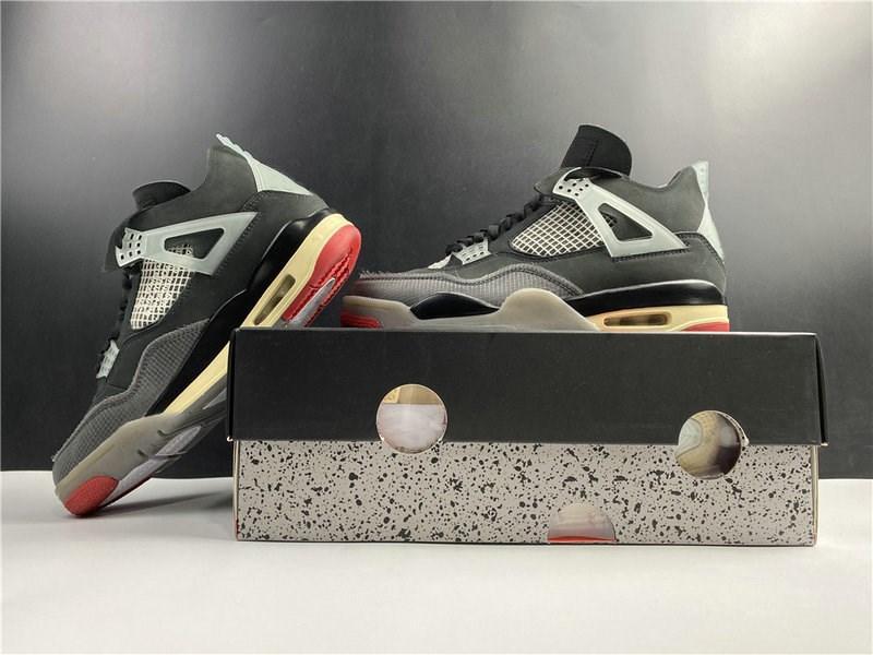 

Good Quality Jumpman edition League 4 basketball shoes Black Cement Grey Fire Red IV Fashion Chaussures Trainers Come With Box