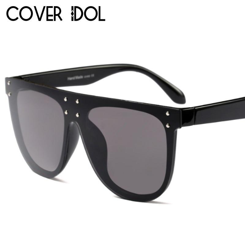 

Designer Women Sunglasses Oversize Flat Top Oval Woman Men Sun Glasses Classic Vintage Sunglass UV400