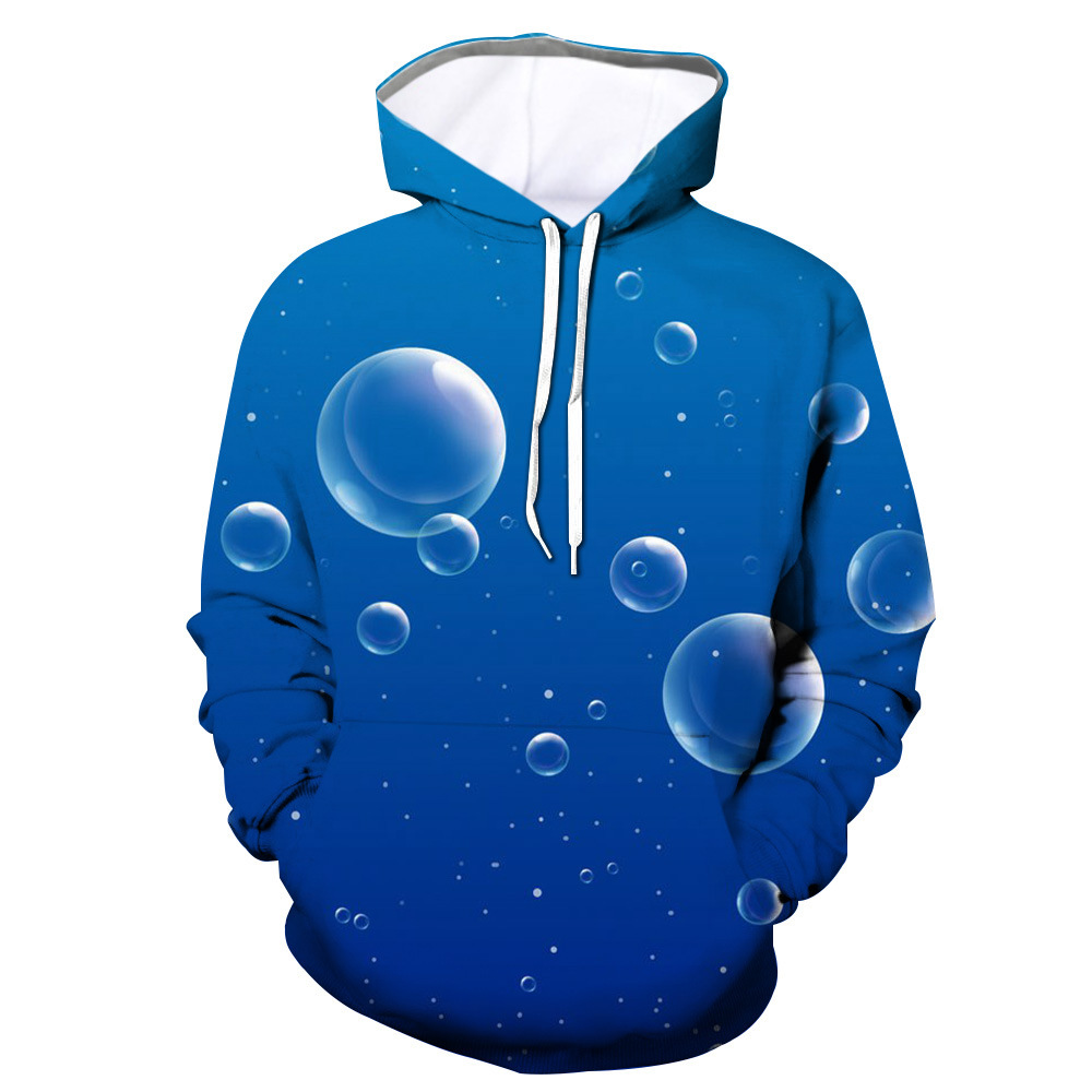 

2021 Casual Outdoor Blue Trade 3d Bubble Printing Plus Size Sweater Velo Autumn Fashion Hoodie Street Sports G33r, Red