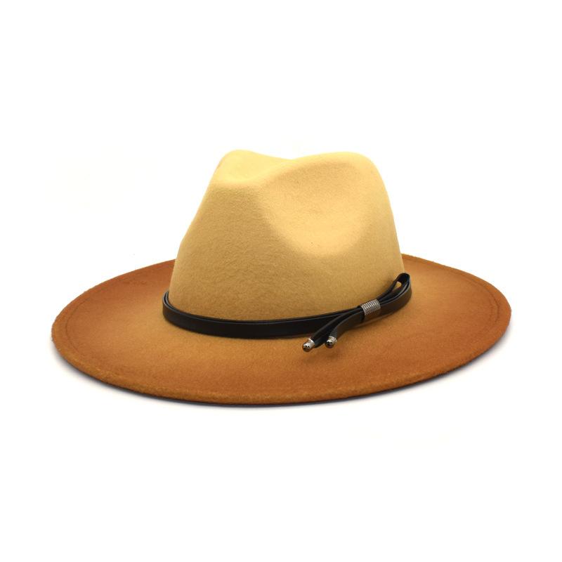 

Gradients Women Men Wool Vintage Trilby Felt Fedora Hat With Wide Brim Gentleman Elegant Lady Warm Winter Autumn Jazz Caps, Green