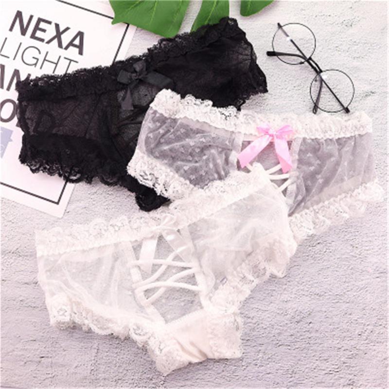 

Japanese princess underwear with lace and cuteness and cross-cut female underwear T1681, T168-6
