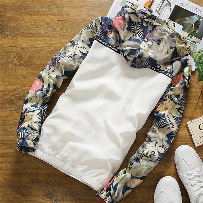 

floral white women jacket winter warm bomber jacket women clothing coat sweater windbreaker, Gray