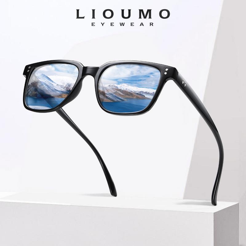 

LIOUMO Brand Classic Design Square Sunglasses For Women 2021 Men Polarized Driving Glaases Anti-Glare UV400 lunette de soleil