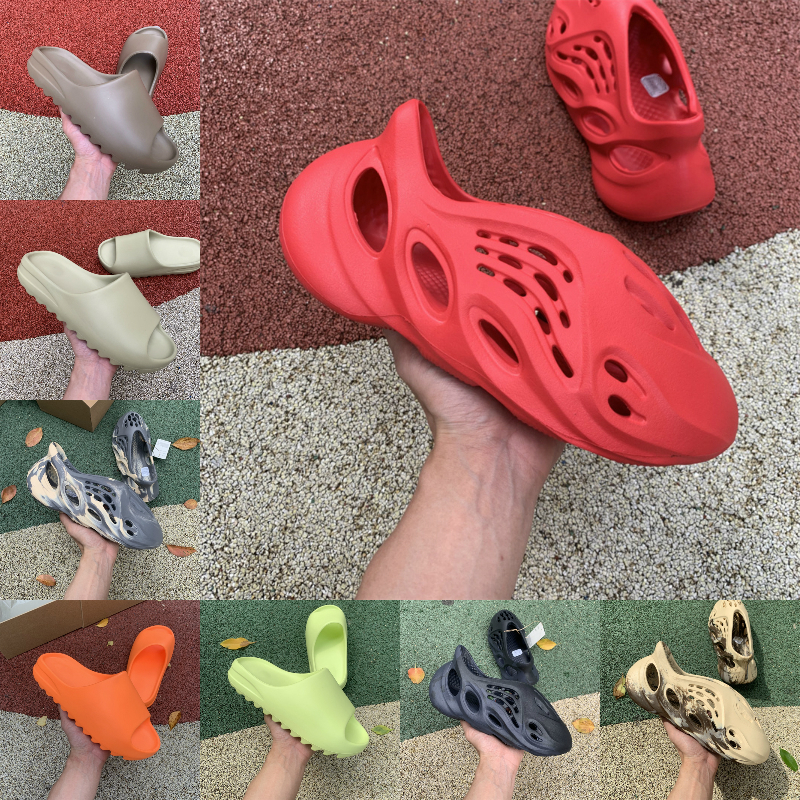 

Slides Slippers Desert Sand Summer Brown Flat Mens Women Beach Resin Slide Sandal Graffiti Bone Rubber MXT Moon Gray Foam RNNR Mineral Blue, Black