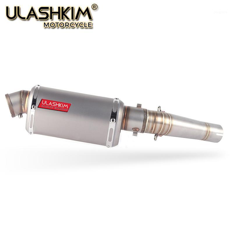 

FOR NC700 NC700S NC750 NC750X 2012-2017 Motorcycle Carbon Fiber Exhaust Muffler Pipe Link Pipe Slip on Escape DB-KILLER Q1