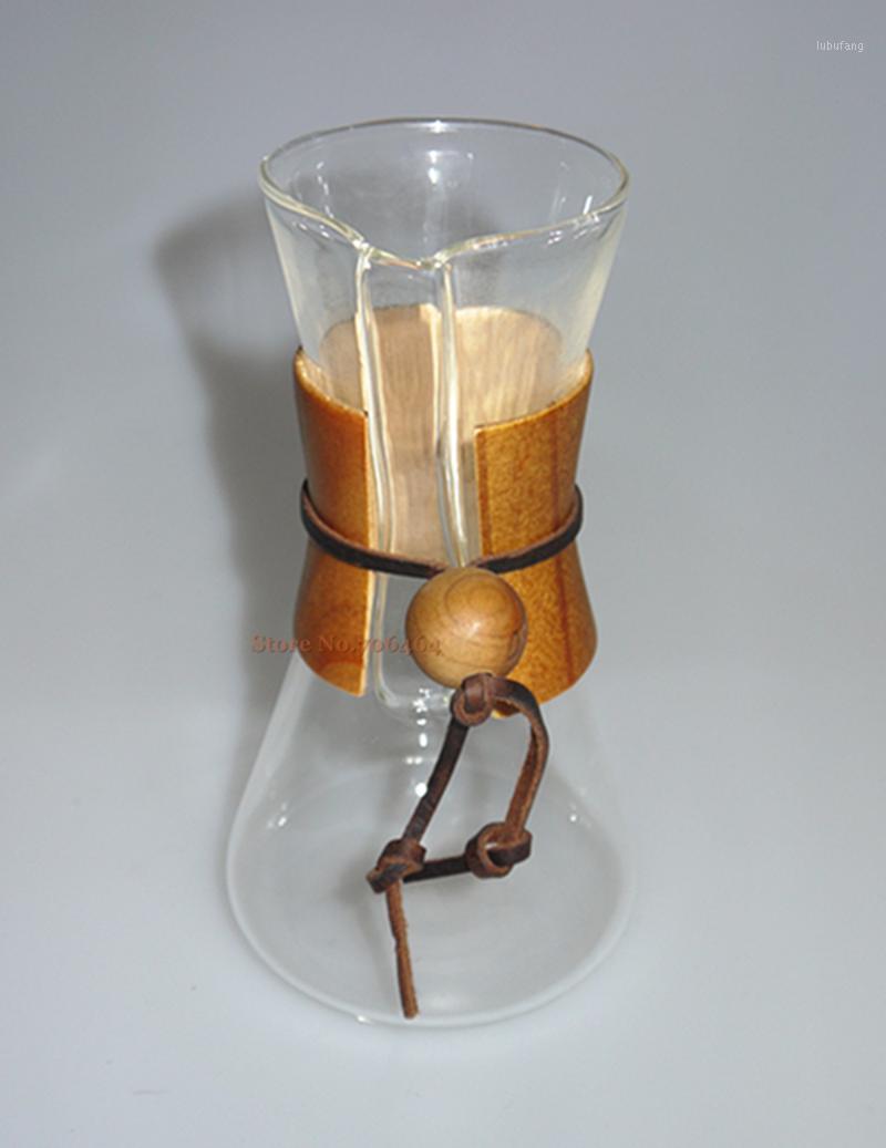 

High quality hourglass coffee brewer elegant&classic filter hand high glass drip coffee maker transparent dripper1