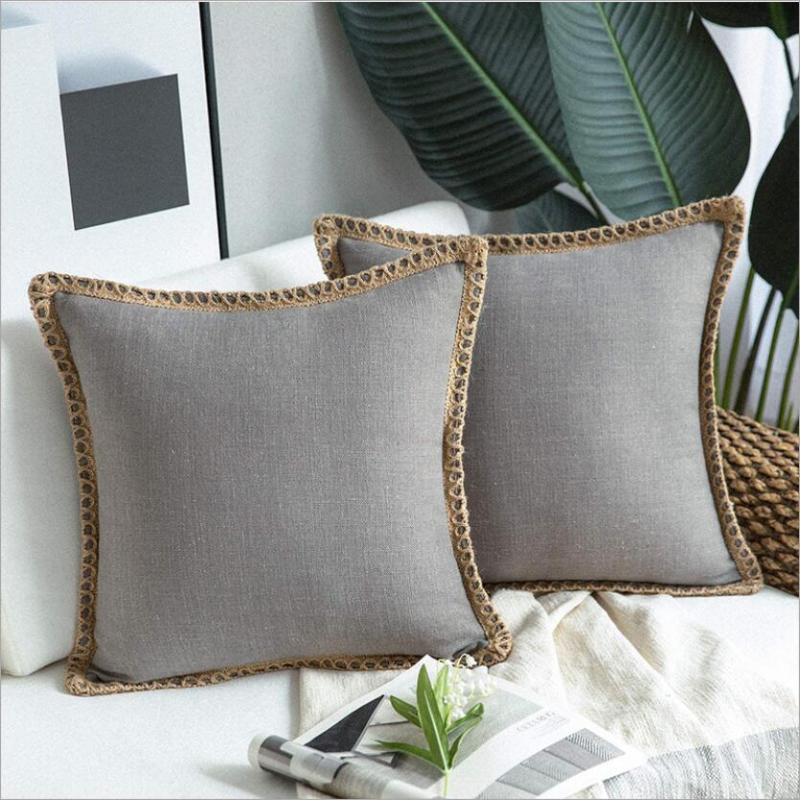 

2 packs Modern Decoration Cushion Covers 45X45 for Couch Sofa Modern Throw Pillow Covers 50x50 Bed Living Room Pillowcase 30x501, Blue