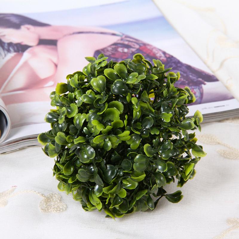 

Balcony Artificial grass ball Garden Ornament Simulation Green Decoration, As pic