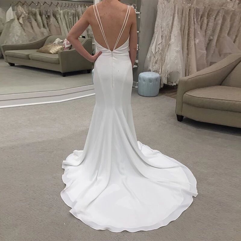 

2021 New at Wedding Party Dressed As Mermaid's Bride B9OI, Same as pictures