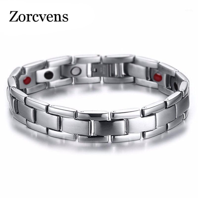 

Modyle Health Care Bracelet Bangle Magnet Germanium Stainless Steel Men Jewelry1