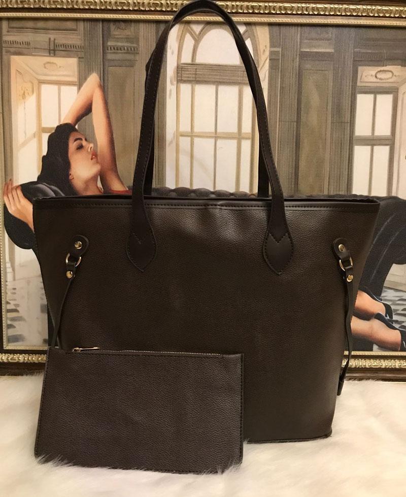 

Fashion Women Shoulder Bag Classic Ladies Purse With Wallet Woman Handbags Lady handbag Tote Bags V-1210#, Brown flower