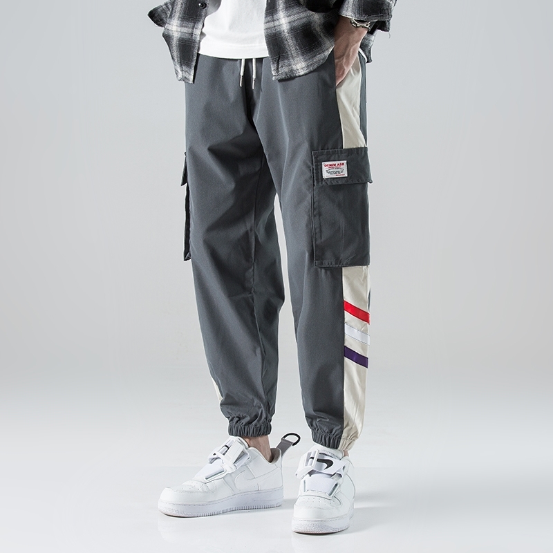 

New Summer Casual Cargo Pants Men Joggers Loose Harem Pants Male Baggy Trousers Plus Size 5XL 6XL 7XL 201113, 217 black