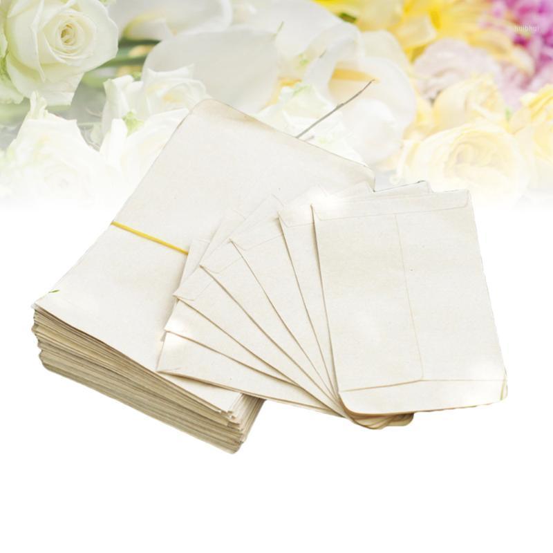 

50Pcs Kraft Paper Bag Seed Bags Beans Packaging Takeaway Bag Crop for Corn and Nuts Storage - 6x11cm1