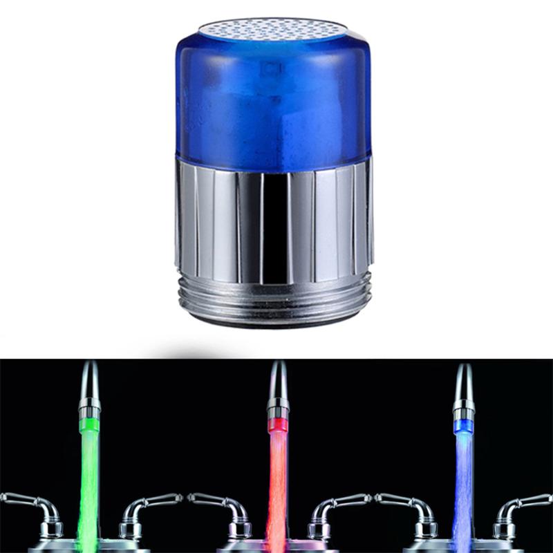 

Romantische 7 Kleur Change Led Light Douchekop Water Bad Thuis Badkamer Glow Thuis Badkamer Douchekop 35*28mm