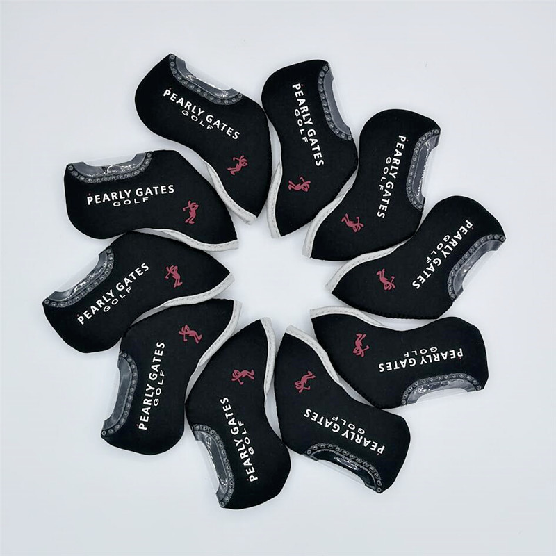 

New PG Golf Irons Head Covers With Window Great Nylon Golf Clubs Headcover Multicolor Pearly Gates For Man Women 201028